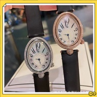 [Real Shot] Hot-Selling Baojia Brace Queen Fritillary Oval Dial Full Dia Juan Ribbon Swiss Quartz Wa