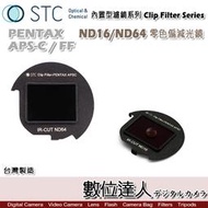 【數位達人】STC Clip Filter 內置型濾鏡 ND16 ND64 減光鏡 內崁式 ND鏡 PENTAX KP
