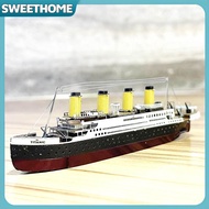 SWEETHOME Color Titanic Puzzle DIY Cruise Ship Assembled Model Kits Children Educational Toys SWEETH