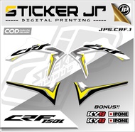 Stiker Striping CRF 150L ORI - Sticker Motor List Standar Ori Honda CRF Variasi Hologram JP01