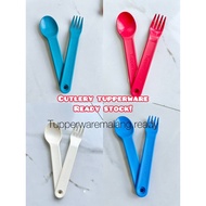 TUPPERWARE CUTLERY SPOON AND FORK CUTLERY SET SPOON AND FORK SET UTENSIL SET