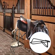Amuzocity Portable Folding Saddle Rack, Saddle Storage Rack, Wall Mount Saddle Stand for Horse Trail