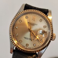 Sold French 夢特嬌 Montagut k金 龍頭 錶冠 蠔式 自動上鍊 機械錶 Eta 2824 瑞士機芯 automatic mechanical watch swiss movemen