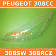 PEUGEOT 308CC 09-12 Hardtop convertible 308SW 308RCZ   HEADLAMP COVER  HEADLIGHT COVER  LENS HEAD LA