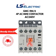 LS GMC-9M/4 4P AC MINI CONTACTOR AC240V