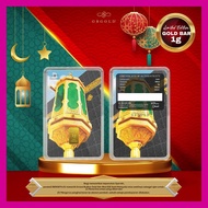 GB Gold Hijr Ismail Gold Bar - 1g Gold Bar