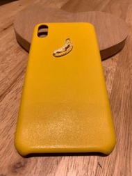 全新iPhone XS max 皮革香蕉手機殼