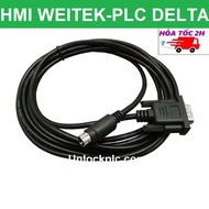 Weinview Weintek HMI connection cable to Delta DVP PLC