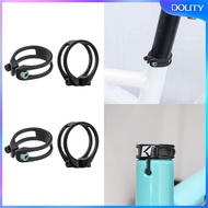 [dolity] Seatpost Clamp Portable Replacement Seat Tube Clip for Mountain Road Bikes Folding Bikes Riding Repair Accessories