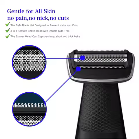 AT28-Shaver Head For BG2000/40,BG5025, BG7030, BG7040, BG2030, BG2040 Wet Dry Use Foil Heads