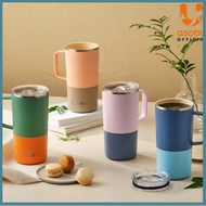 ASOBU Stainless Steel Ceramic Coated Pastel Tower Mug 600ml Insulated Travel Mug with Handle 4 Color