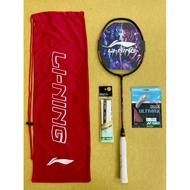 LI-NING Windstorm 76 Blue Pink 4U5G Badminton Racket