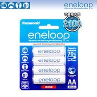 【中壢NOVA-水世界】eneloop 國際牌 Panasonic 低自放電 充電電池 3號 4入 日本製 AA