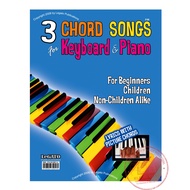 3 Chord Songs for Keyboard & Piano Book Piano Book Piano Songbook Basic Piano Chordbook Piano Book f