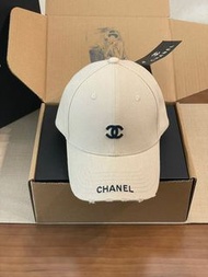 Chanel 棒球帽 米色cap