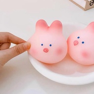 【SDXDSC】 Cherry Blossom Pig And Rabbit Squeezing And Decompressing Relief Toy Tpr Toy Toys Stress T4