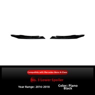 BONINGYU | Styling Front Bumper Lip Splitter 2016-2018 Mercedes A Class W176 A45 AMG