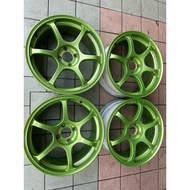 advan racing rg2 17 inch pcd 100 7.5j et41 original Japan