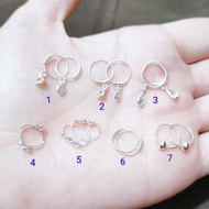 Original 925 SILVER VARIATION CHILDREN'S EARRINGS GOLD PLATED