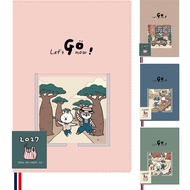 2027 32K 32K New Year's Eve Leather Book Clothes Handbook-Cat Luggage [Jiucheng Jiu Stationery] New 