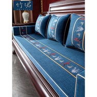 中式古典紅木沙發墊實木家具海綿防滑防水坐墊四季通用羅漢床墊子
