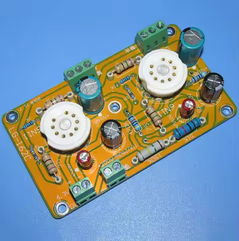 Assembled SRPP Preamplifier Headphone Amplifier Board No Include 6N11 6DJ8 Tube