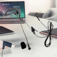 [zhg] 1Pcs Ear Hanging Type Referee Earphone 3.5mm/Type-C Interface For V6 Pro+ Motorcycle Helmet  I