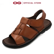 BRUNO CO. Leather Men's Sandals - Brown