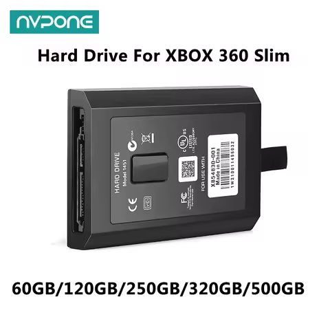 320GB 250GB 60GB 120GB 500GB Hard Drive Disk For Microsoft XBOX 360 Slim For Xbox 360 Slim Game Cons