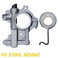 Heavy Duty Quality Oil Pump Oiler Kit & Worm Gear Spring For Stihl 066 MS650 MS660 Chainsaw Replace 