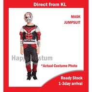 💥Ready Stock New Antman Costume Kids Marvel Kostum Budak Malaysia Budak Superhero Kostum Jumpsuit Ha