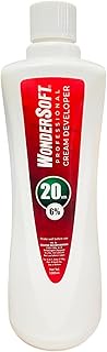 WonderSoft Professional Cream Developer, 20 Vol 6%, For All Hair Color 1000ml