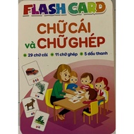 A5 size alphabet and digraph card set (13.5*9.5 cm)