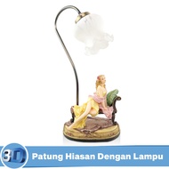 Good Spot Decorative Polystone Statue Table Lamp Display Statue Ek-Spl-201