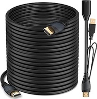 GearIT HDMI Cable 4K (100 Feet) - High Speed HDMI In-Wall CL3 Rated with Signal Booster - 4K, 1080P, 3D, ARC, Ethernet, Video - Supports Xbox PS3 PS4 PS5 TV Monitor HDTV- 100ft