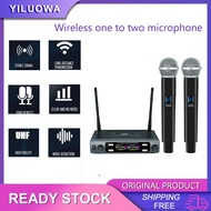 Wireless microphone for household karaoke one on two outdoor sound television singing ktv karaoke conference performance microphone