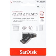 SanDisk 256gb  Ultra Dual Drive Go USB Type-C USB 3.2 Gen 1 Speed up to 400MB/s