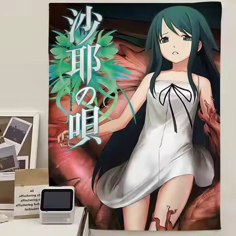 Horror Novel The Song Of Saya Hanging Bohemian Tapestry Hanging Tarot Hippie Wall Rugs Dorm Wall Han