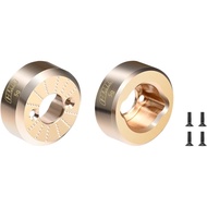 GPM untuk AXIAL 1/30 SCX30 Ford Bronco / SCX30 Jeep Wrangler JLU 2Pcs Pemberat Roda Belakang Tembaga