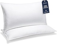 Beckham Hotel Collection Bed Pillows King Size Set of 2 - Down Alternative Bedding Gel Cooling Big P