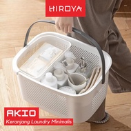 HIROYA AKIO Laundry Basket Simple Laundry Basket Aesthetic Clothes Basket Laundry Basket Minimalist 