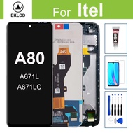LCD Screen For Itel A80 A671L A671LC Display Touch Panel Digitizer Assembly With Frame Replacement