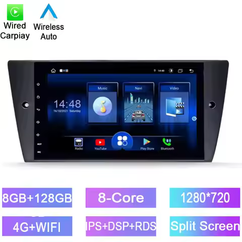 Android car radio For BMW E90 E91 E92 E93 M3 Sedan Touring Coupe Convertible 2005-2012 stereo screen