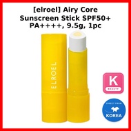 [elroel] Airy Core Sunscreen Stick SPF50+ PA++++, 9.5g, 1pc / Korean Sunscreen Stick / SPF50 Protect