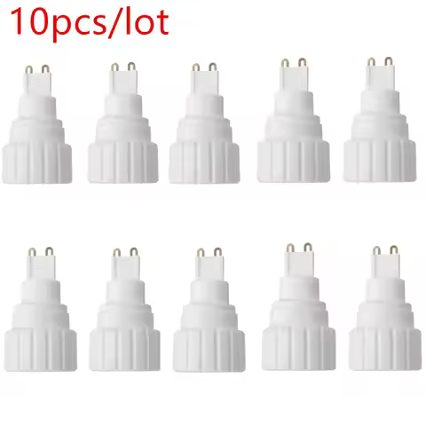 10pcs/lot Lamp Bases G9 To GU10 Lamp Holde Base Screw LED Light Bulb Lamps Adapter Holder Socket Con