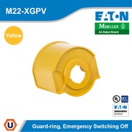 Eaton M22 pushbutton Guard Ring M22 Emergency Stop Operator 22.5 mm Button: Yellow IP66 l M22-XGPV