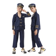 Halloween Pilot Costume Astronaut Captain Costume Police Camouflage Engineer Doctor Nurse Children P