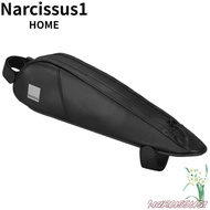 NARCISSUS Bike Frame Bag, Reflective Waterproof Bike Top Tube Bag, Portable 600D Polyester Triangle 