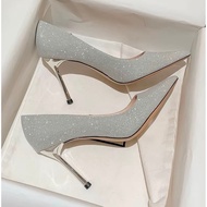 MULTI-COLOR SLIM Mesh HIGH HEEL SHOES - FEMININE, LUXURY (skinny legs go back 1sz)