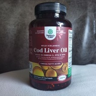 Nature's Craft 冰島野生鱈魚肝油 含維生素A 1500mcg   100粒凝膠